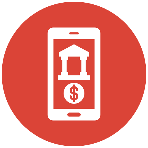 servizi bancari per smarthpone Generic Mixed icona