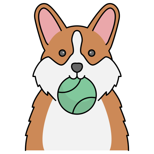 hund Generic Thin Outline Color icon