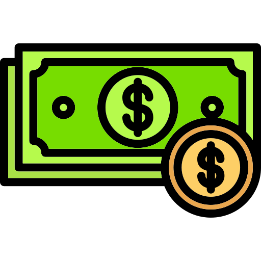 dinero Generic Outline Color icono