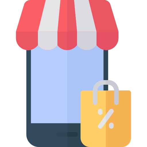 online winkelen Generic Flat icoon