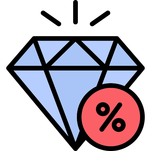diamant Generic Outline Color icon