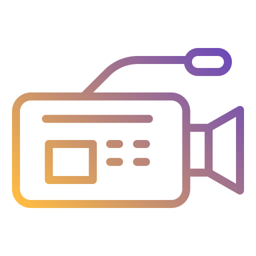 Video recorder Generic Gradient icon