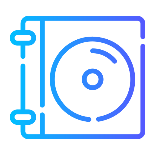 discos compactos Generic Gradient icono
