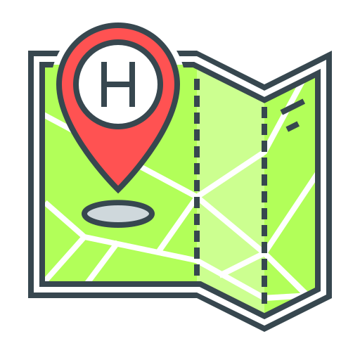 Location Generic Color Omission icon
