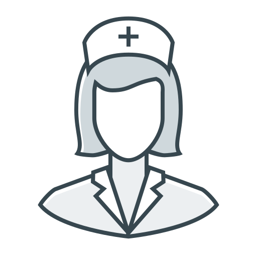 krankenschwester Generic Color Omission icon