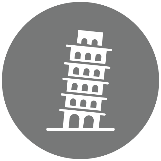 torre inclinada de pisa Generic Mixed icono