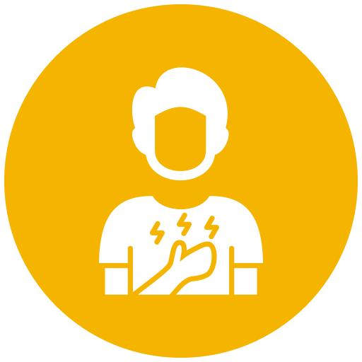 Chest pain or pressure Generic Mixed icon