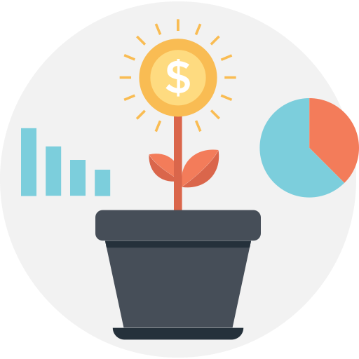 Profit growth Generic Rounded Shapes icon