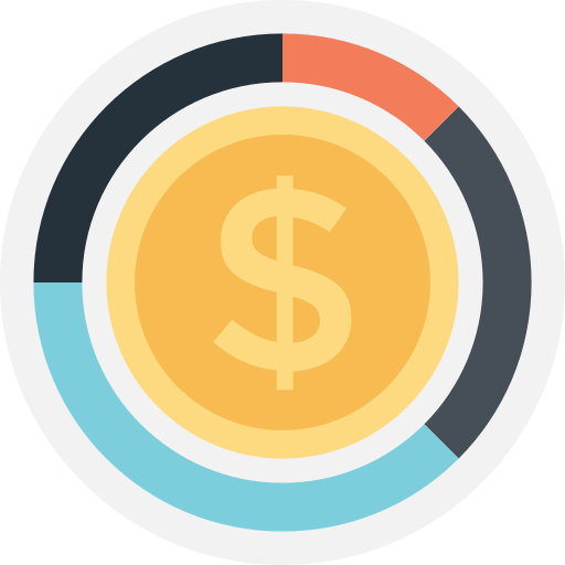 Dollar Coin Generic Rounded Shapes icon