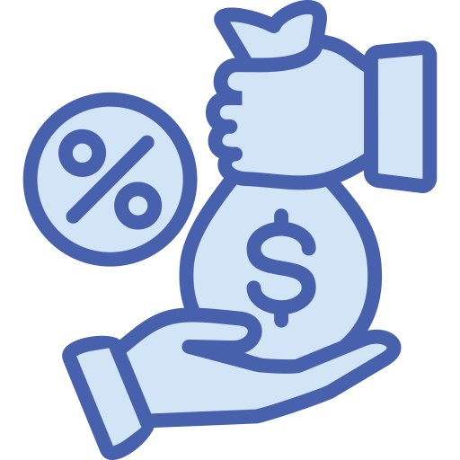 Debt Generic Blue icon