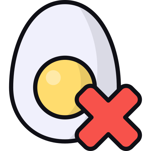 niente uova Generic Outline Color icona