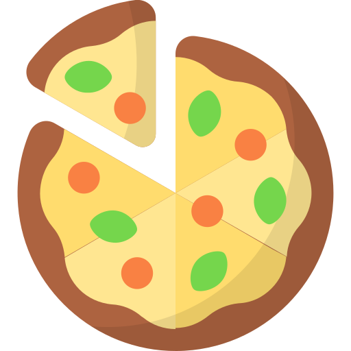 wegańska pizza Generic Flat ikona
