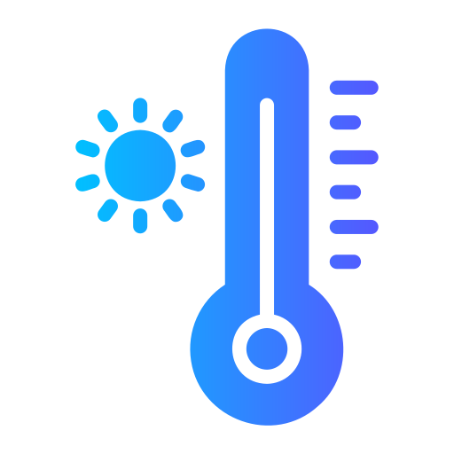 gorąca pogoda Generic Flat Gradient ikona