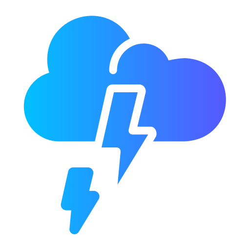 błyskawica Generic Flat Gradient ikona
