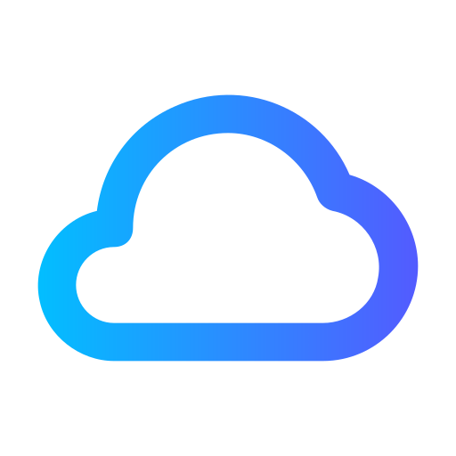 Cloud Generic Gradient icon