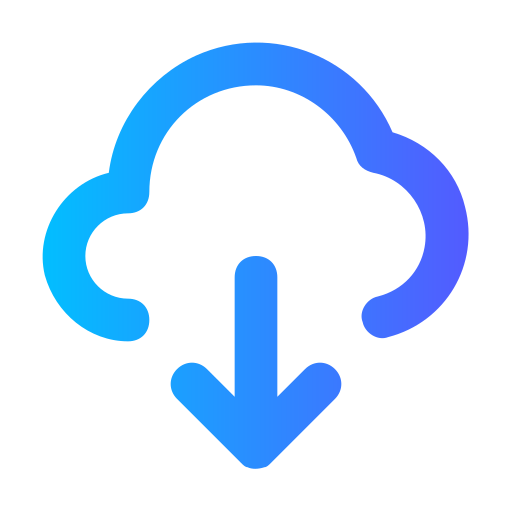 Cloud Generic Gradient icon