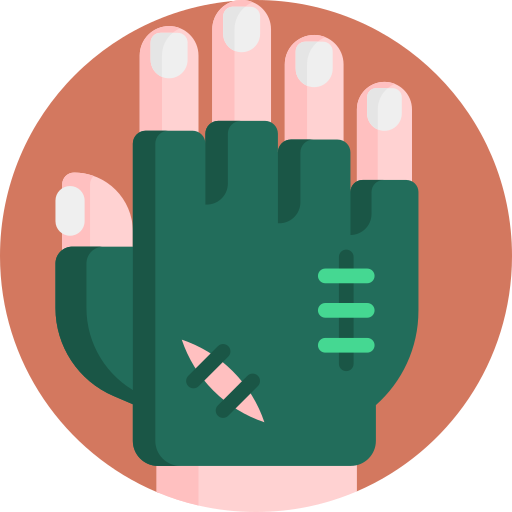 Glove Detailed Flat Circular Flat icon