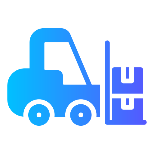 Forklift Generic Flat Gradient icon