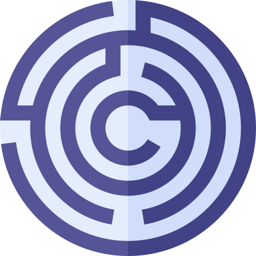 Maze Basic Straight Flat icon