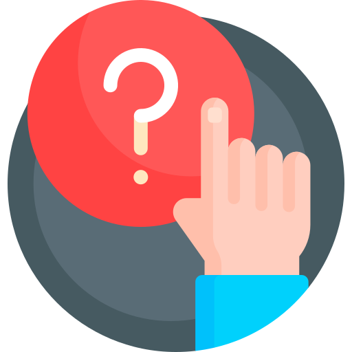 question Detailed Flat Circular Flat icon