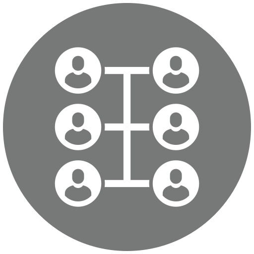 diagramma organizzativo Generic Mixed icona