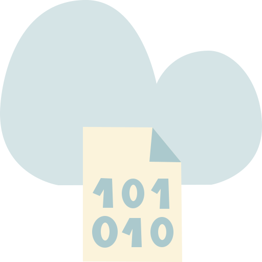 cloud computing Cartoon Flat icoon