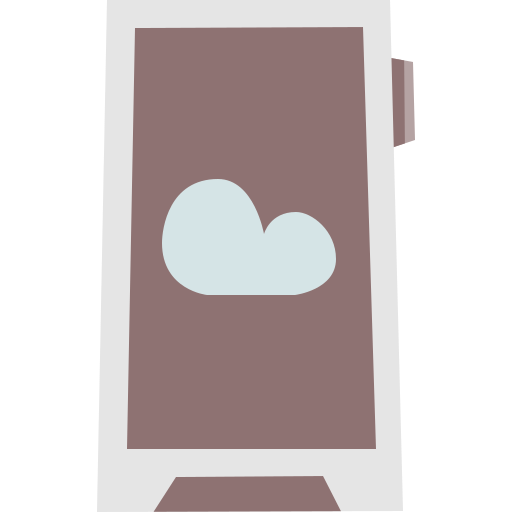 Mobile Cartoon Flat icon