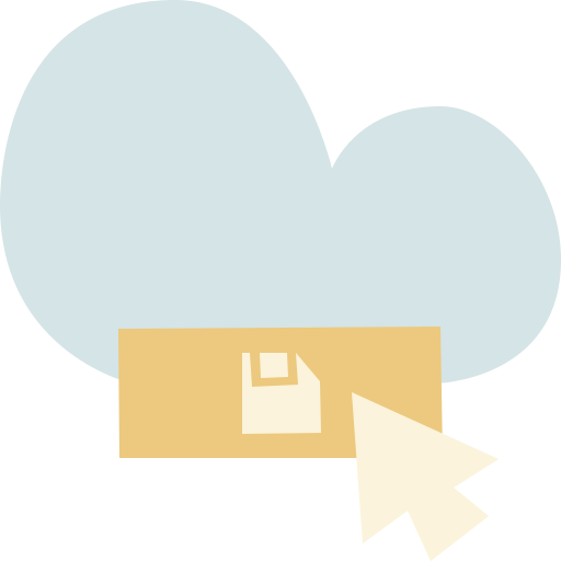 nube Cartoon Flat icono