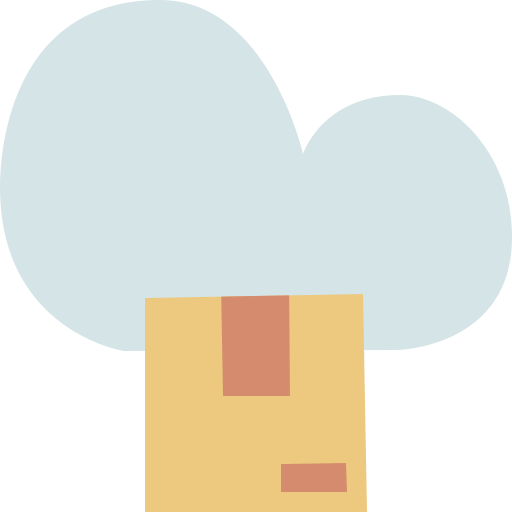 nuvola Cartoon Flat icona