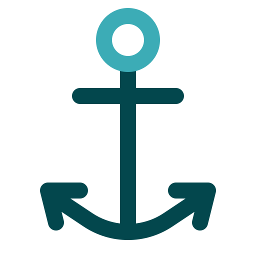 Anchor text Generic Outline Color icon