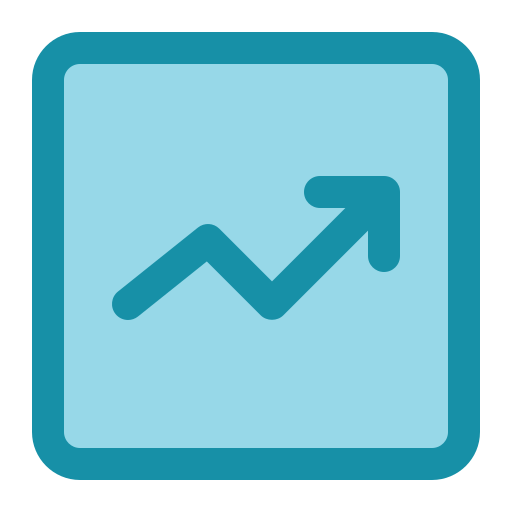 Chart Generic Blue icon