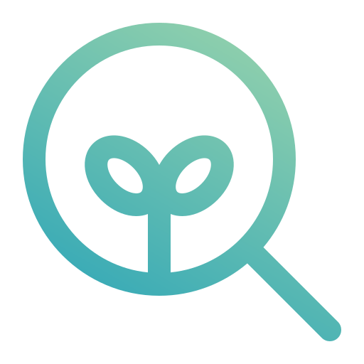 Organic search Generic Gradient icon