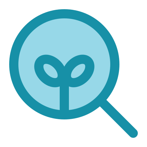 Organic search Generic Blue icon