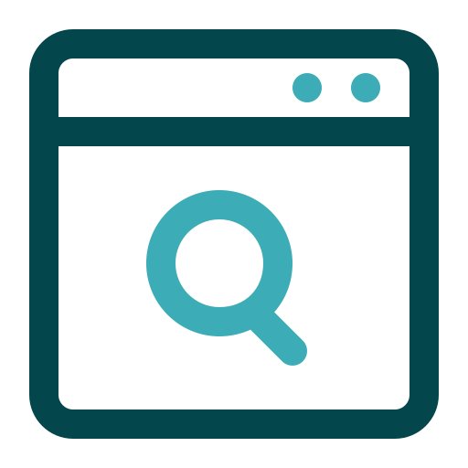 Search Generic Outline Color icon