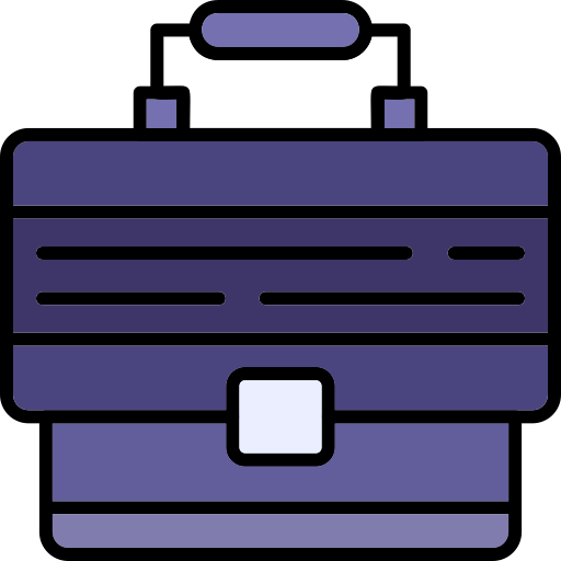 서류 가방 Generic Outline Color icon