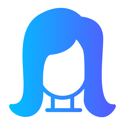Wig Generic Flat Gradient icon