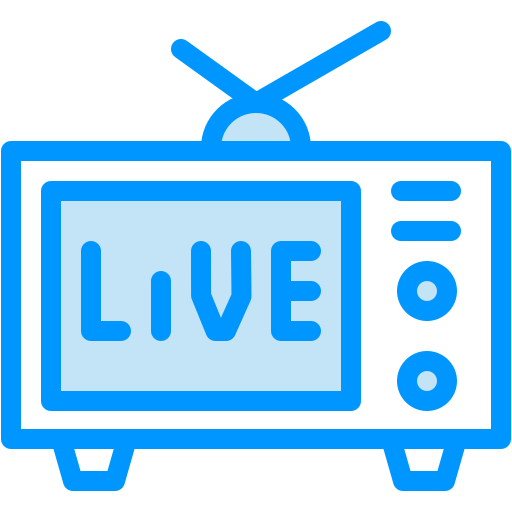 live streaming Generic Blue icoon