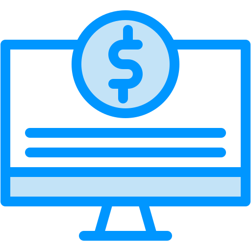 digitale marketing Generic Blue icoon