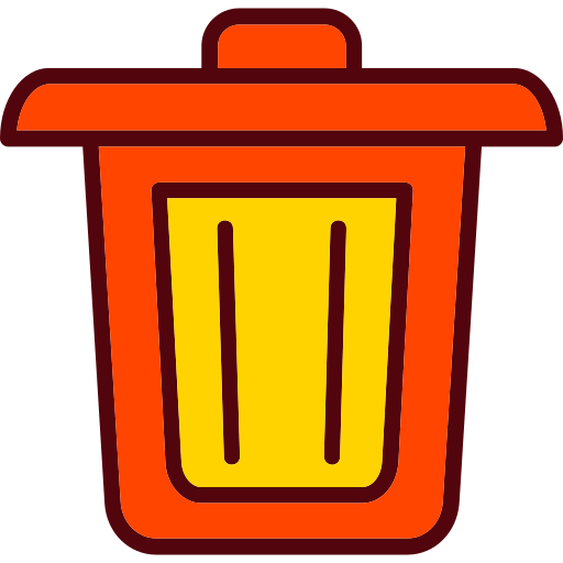 vuilnisbak Generic Outline Color icoon