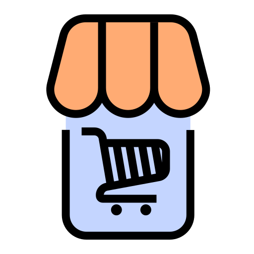 Online shop Generic Outline Color icon