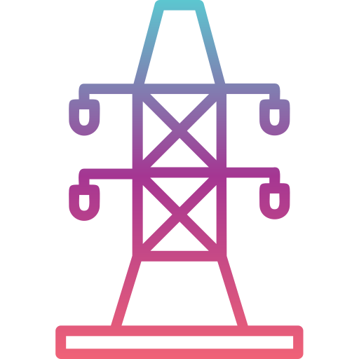 Electric Tower Generic Gradient icon
