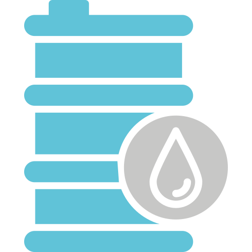 barril de petroleo Generic Blue icono