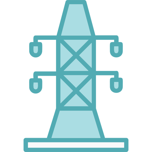 torre electrica Generic Blue icono