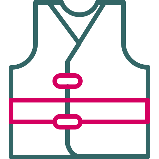 Vest Generic Outline Color icon
