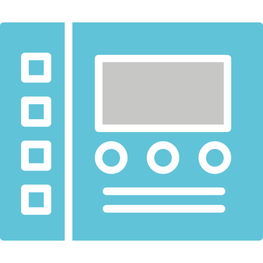 panel de control Generic Blue icono