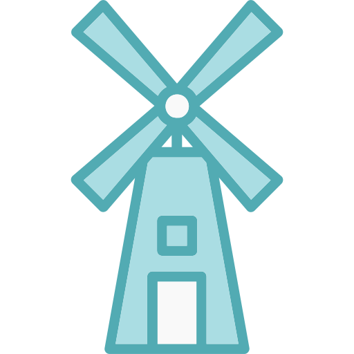 moulin à vent Generic Blue Icône