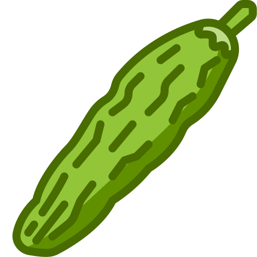 Bitter gourd Generic Outline Color icon