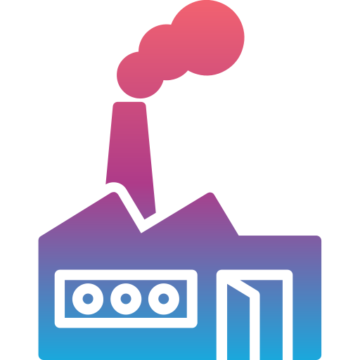 Factory Generic Flat Gradient icon