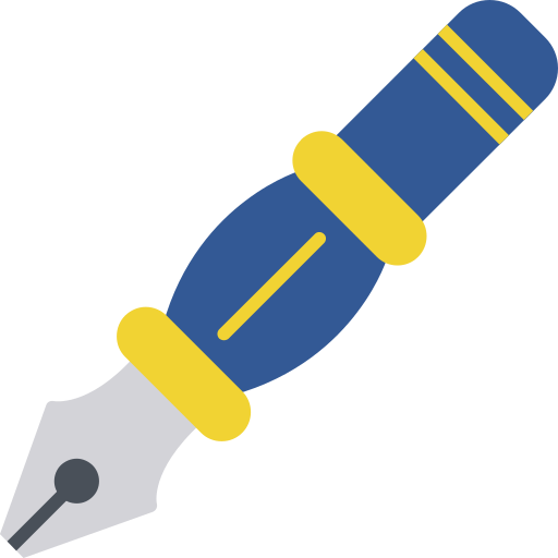 Calligraphy pen Generic Flat icon