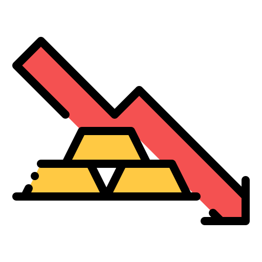 Gold bar Generic Outline Color icon